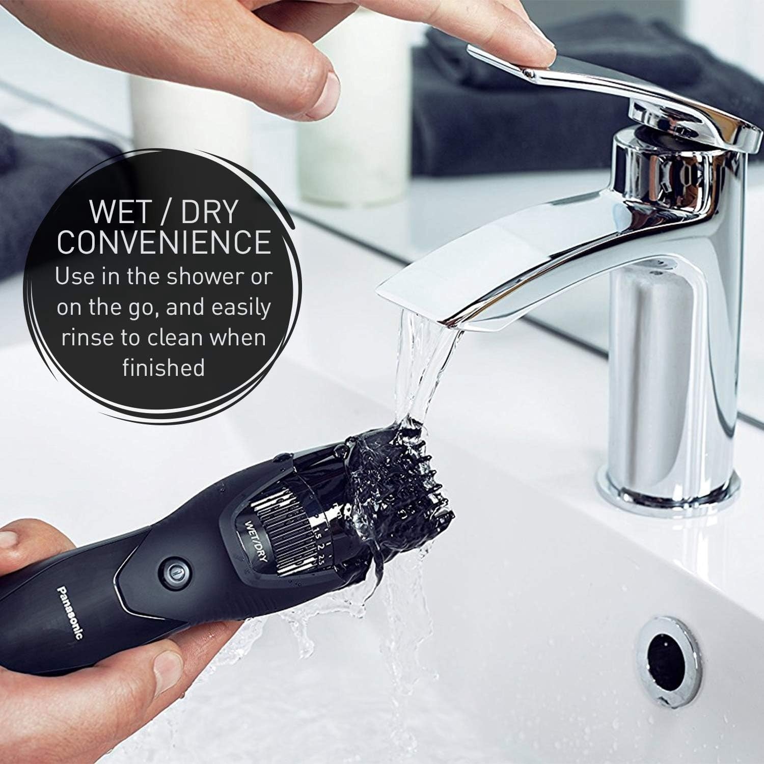 Panasonic Men Precision Wet/Dry Beard Trimmer ERGB42K