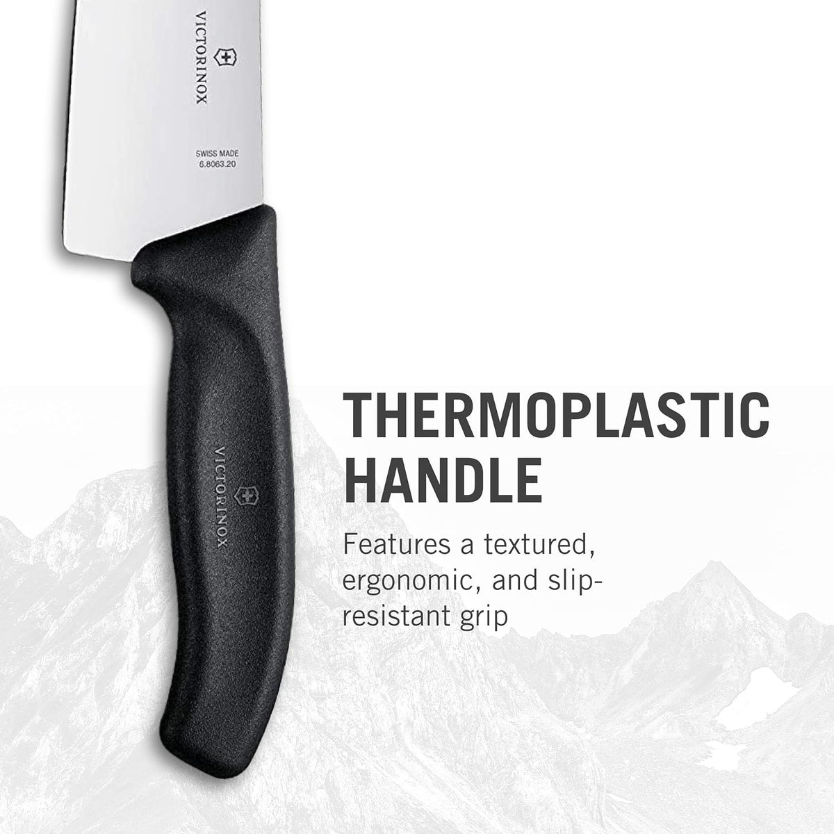 Victorinox Swiss Classic  Straight-Edge Chef's 8" Knife - Black - 6.8063.20-X2