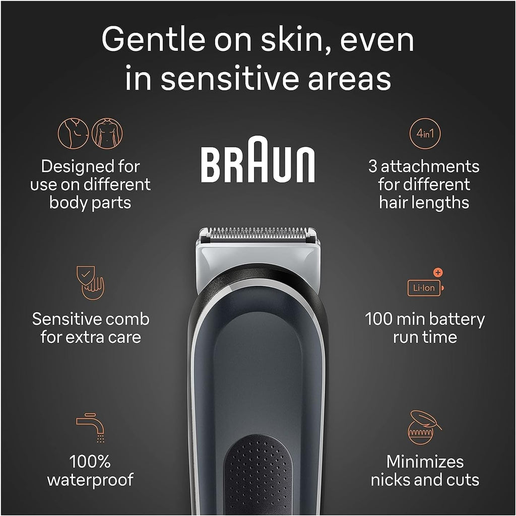 Braun Wet & Dry Body Groomer Series 5 5340,  Use, Black