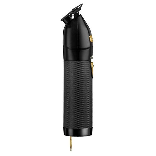 BabylissPRO BlackFX Outlining Cord/Cordless Trimmer Black/Gold - Professional Barber  Trimmer FX787BN