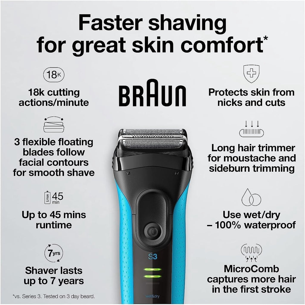 Braun Series 3 3040S ProSkin Wet & Dry Electric Shaver