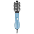BabylissPRO Nano Titanium Medium 2-1/2" Oval Ionic Hot Air Brush, Blue/Silver, BNTHB250C