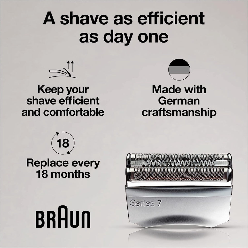 Braun 70S  Series 7 Foil and Cutter Replacement Head, Silver