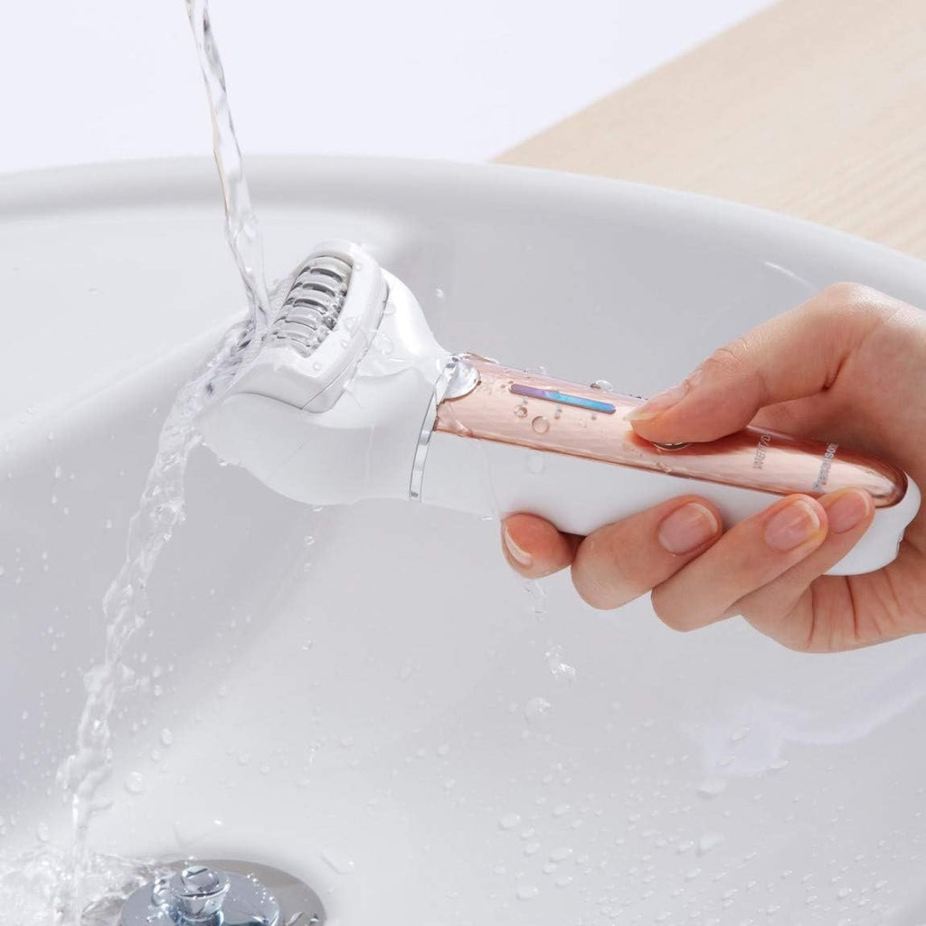 Panasonic Rechargeable Wet-Dry Epilator with Pumice Stone  9-Piece