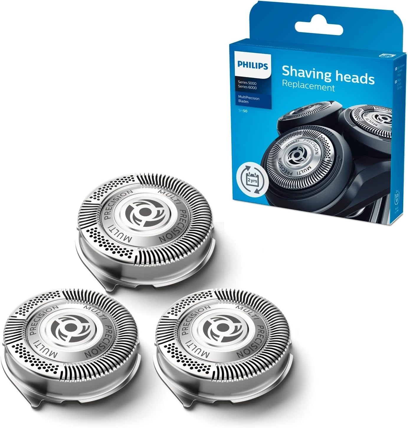 Philips SH50/53 Series 5000/6000 Blades Shaving Heads Replacement HQ8 Compatible