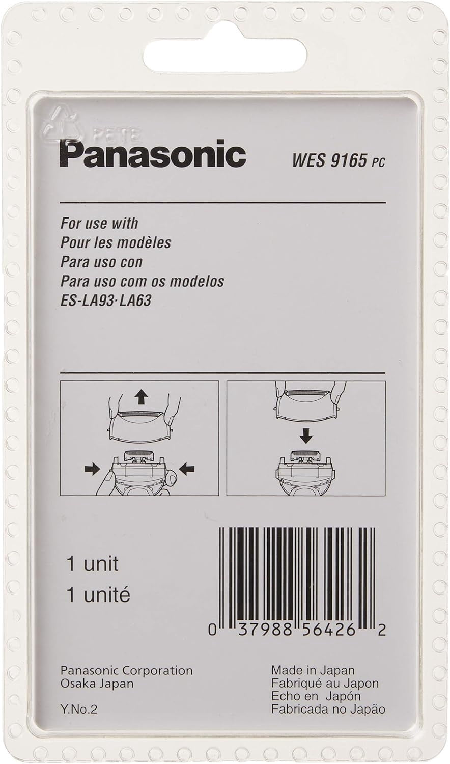 Panasonic WES9165P Replacement Outer Foil for ESLA93K, ESLA63S & Others037988564262037988564262