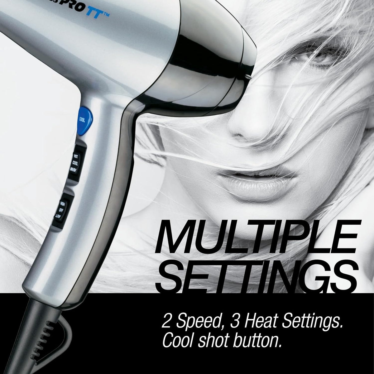 BaBylissPRO Tourmaline and Ceramic Hairdryer BTM5559C