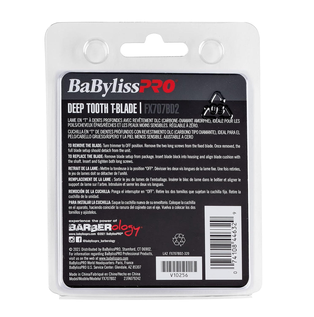 BaBylissPRO DLC 2.0 Deep Tooth T Blade Replacement  FX707BD2