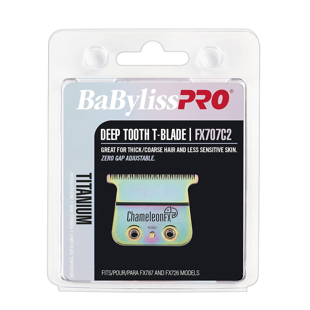 BaBylissPRO ChameleonFX Titanium Deep Tooth T Blade FX707C2