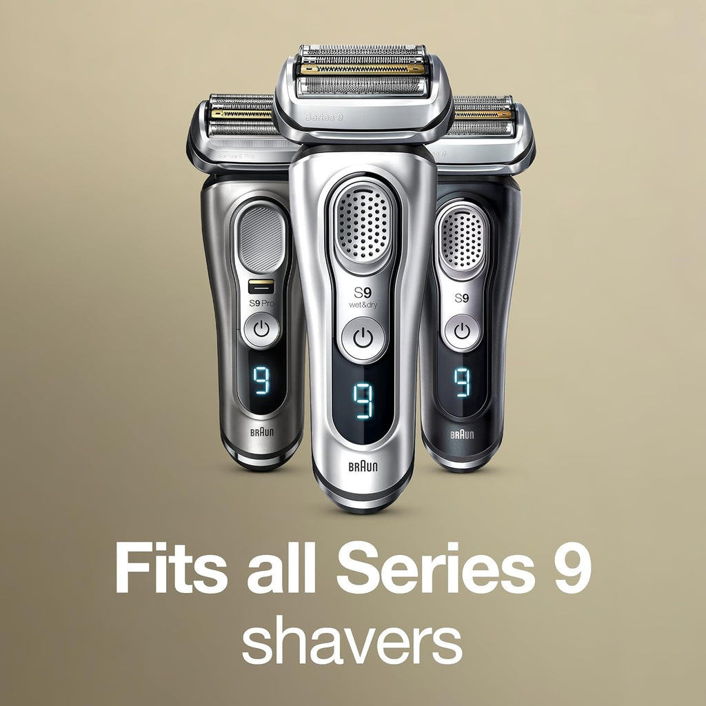 Braun 96M Series 9 Pro Electric Shaver Replacement Foil and Cutter, Matte Silver