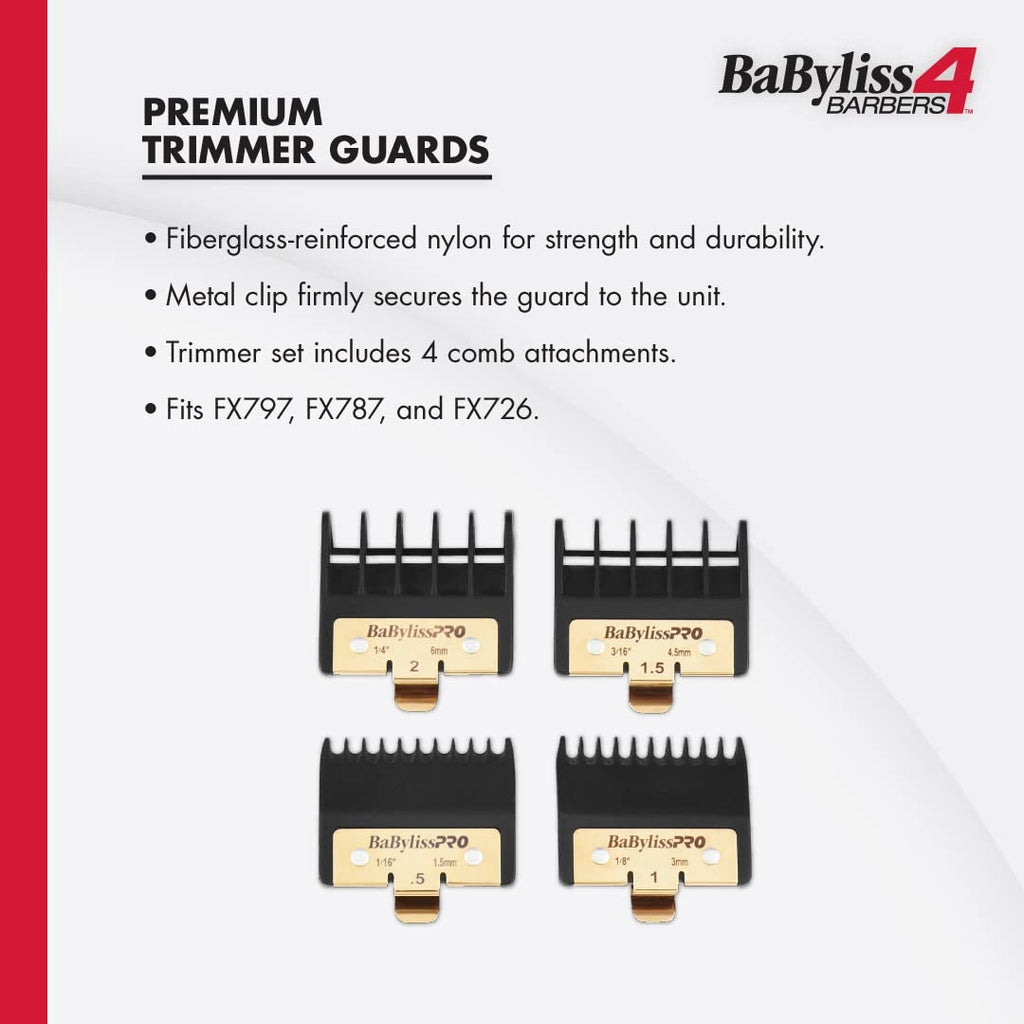 BaBylissPRO Premium Trimmer Guards for FX797,FX787, FX726 & Others