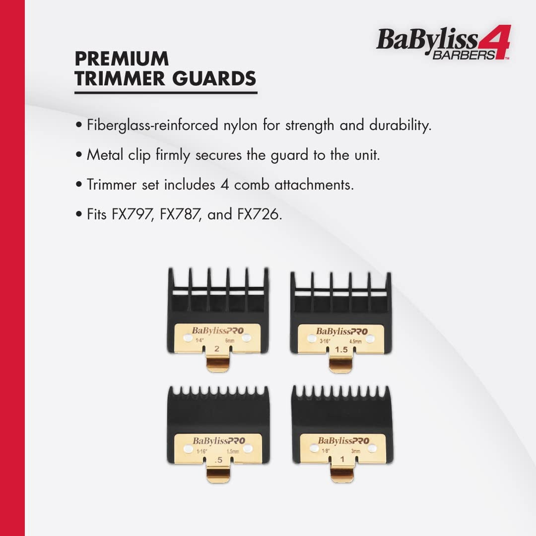 BaBylissPRO Premium Trimmer Guards for FX797,FX787, FX726 & Others