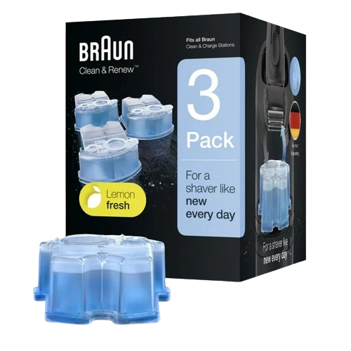 Braun Clean & Renew Refill Cartridges for Smart Cleaning Systems 3pk (CCR3)