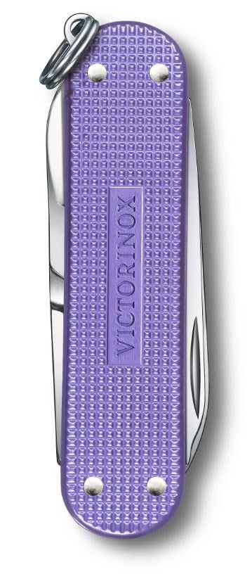 Victorinox Swiss Army Classic SD Alox 58 mm 5 Function Pocket Knife - Electric Lavender 0.6221.223G