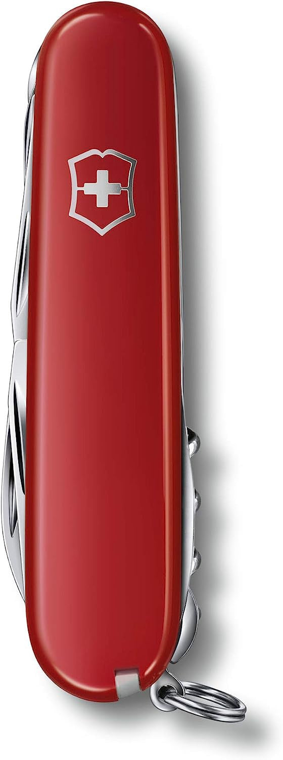 Victorinox Huntsman 91mm 15 Function Swiss Army Pocket Knife- Red- 1.3713