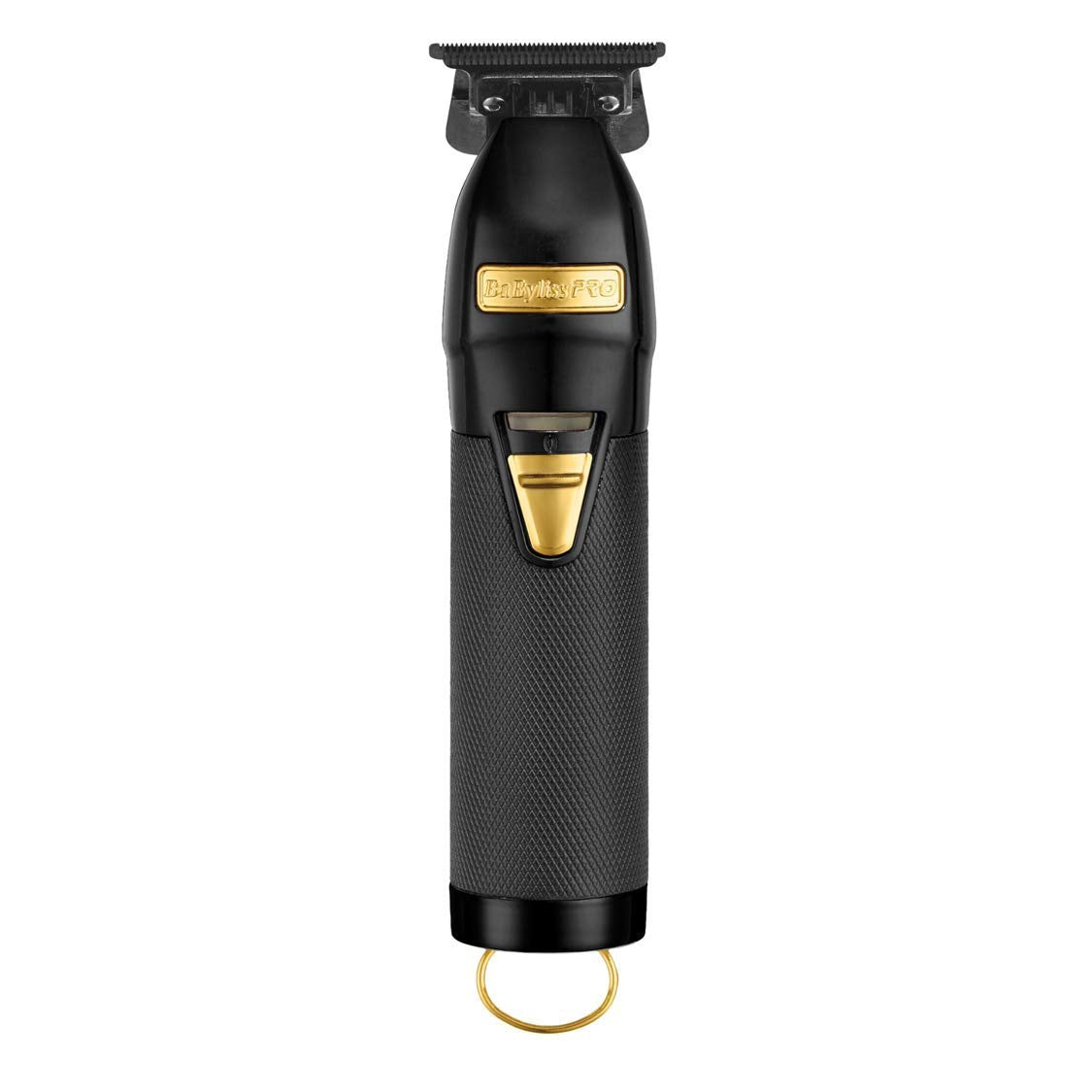 BabylissPRO BlackFX Outlining Cord/Cordless Trimmer Black/Gold - Professional Barber  Trimmer FX787BN