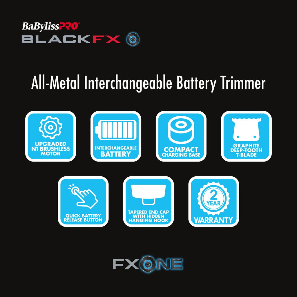 BaBylissPRO FXONE BLACKFX Trimmer FX799MB