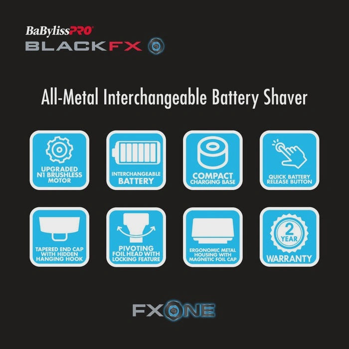 FXONE BLACKFX Double Foil Shaver FX79FSMB