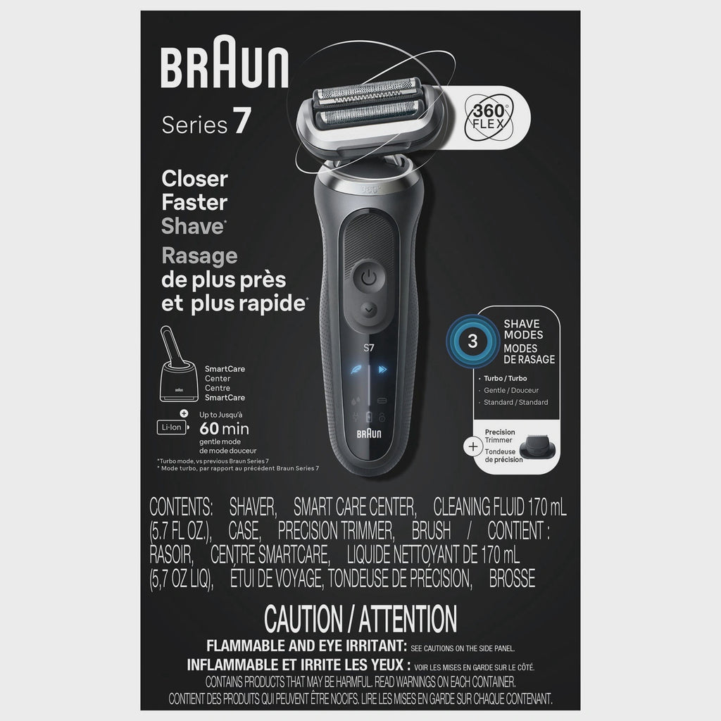 BRAUN Series 7  Shaver Grey with Smart Care Center 7171CC