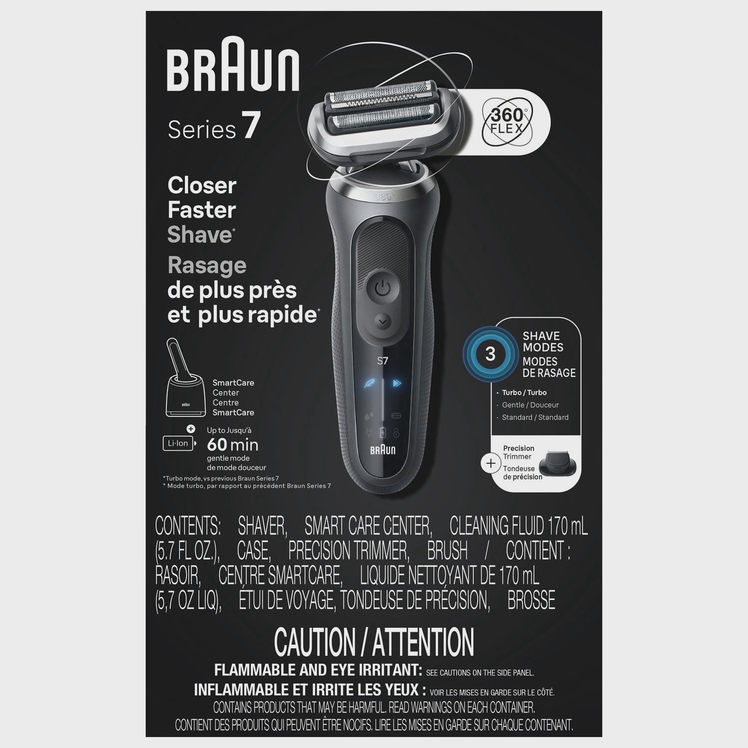 BRAUN Series 7  Shaver Grey with Smart Care Center 7171CC