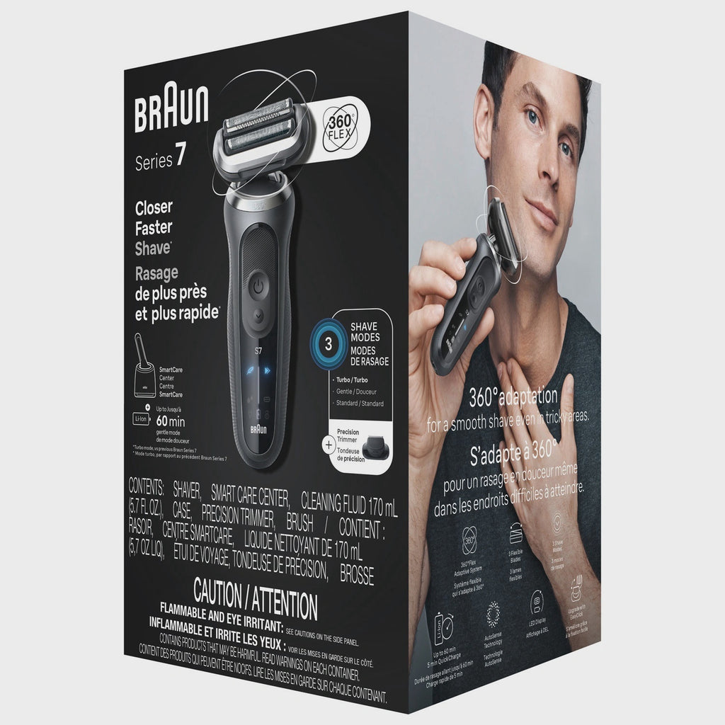 BRAUN Series 7  Shaver Grey with Smart Care Center 7171CC