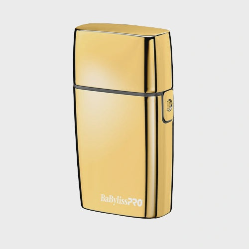 BaBylissPRO FoilFX02 Cordless Metal Double Foil Shaver, Gold, FXFS2G