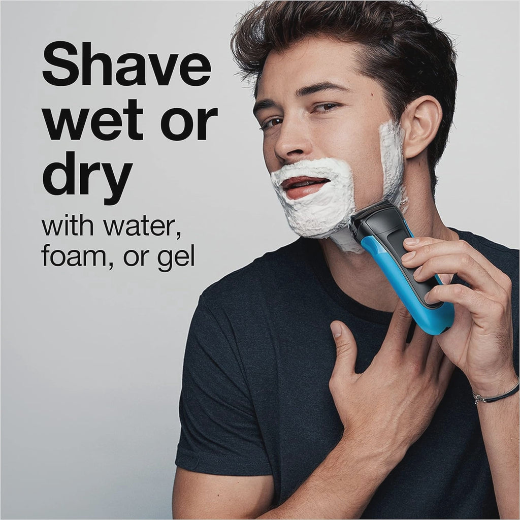 Braun Series 3 Wet & Dry Electric Shaver , 310S Blue