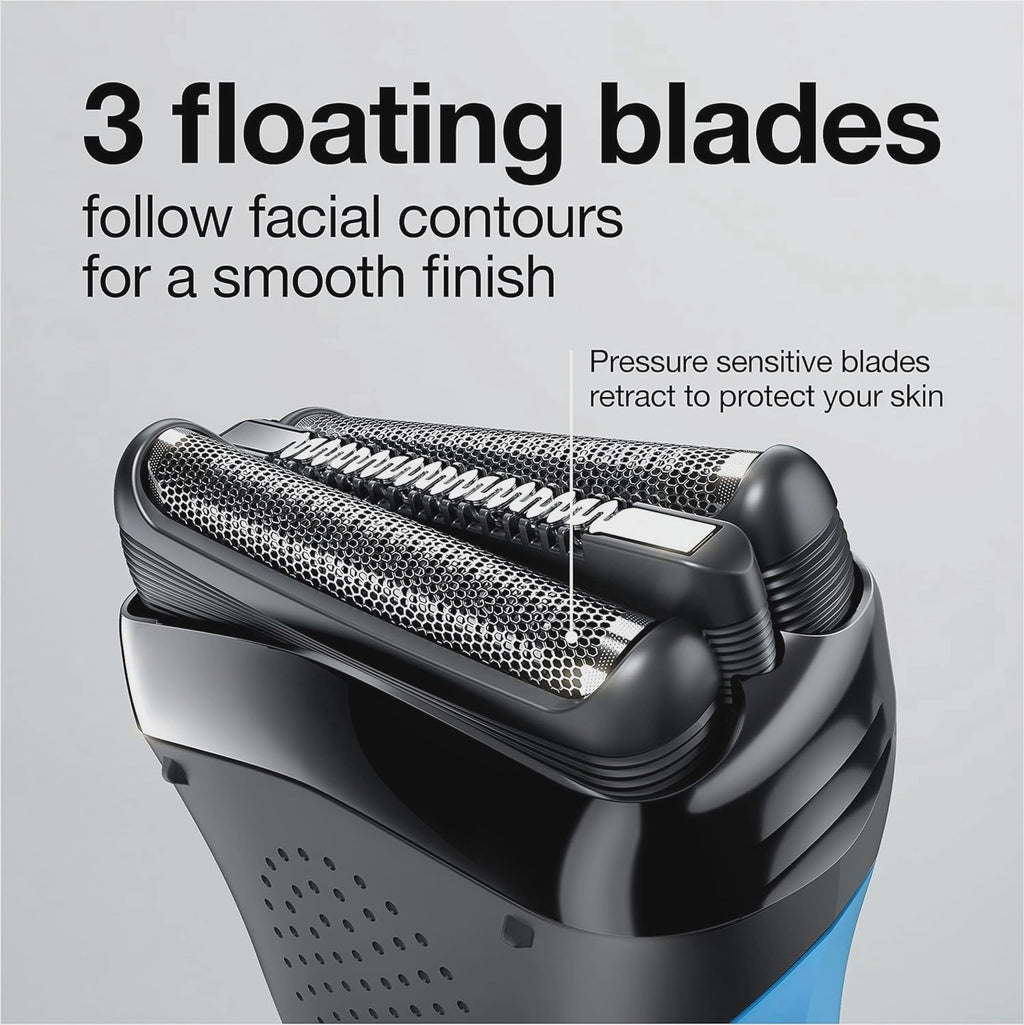 Braun Series 3 Wet & Dry Electric Shaver , 310S Blue