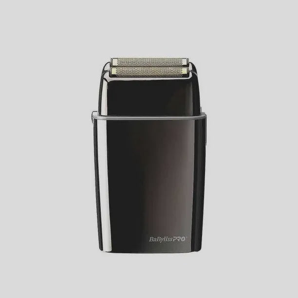 BPRO BlackFX Outlining Cord/Cordless Trimmer Black  + BPRO FoilFX02 Cordless Metal Double Foil Shaver, Black  FXTSMBPK