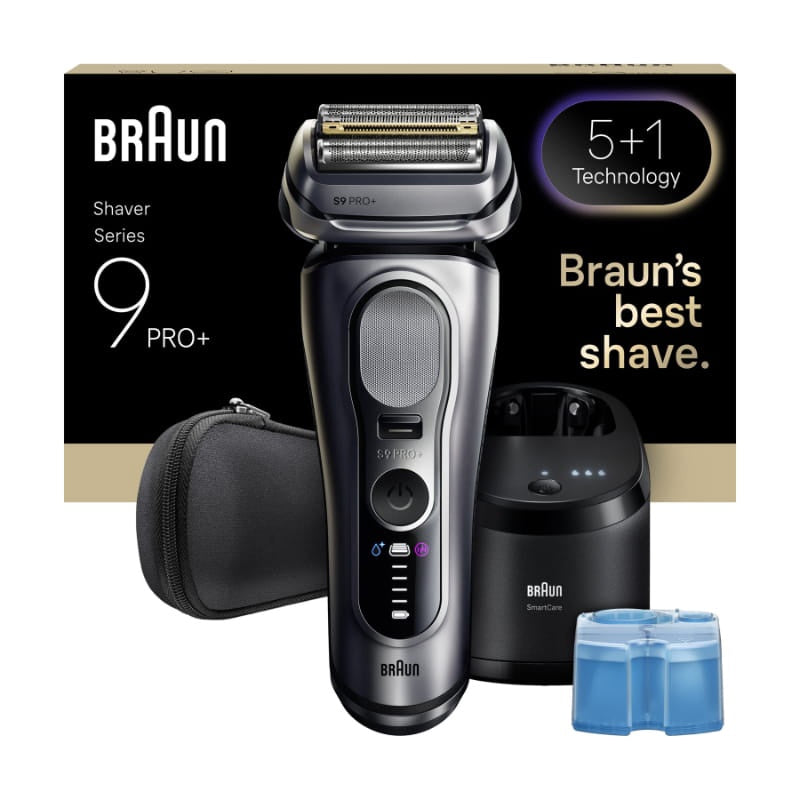 BRAUN SERIES 9  PRO PLUS  SHAVER WITH CLEANING STATION  9667CC