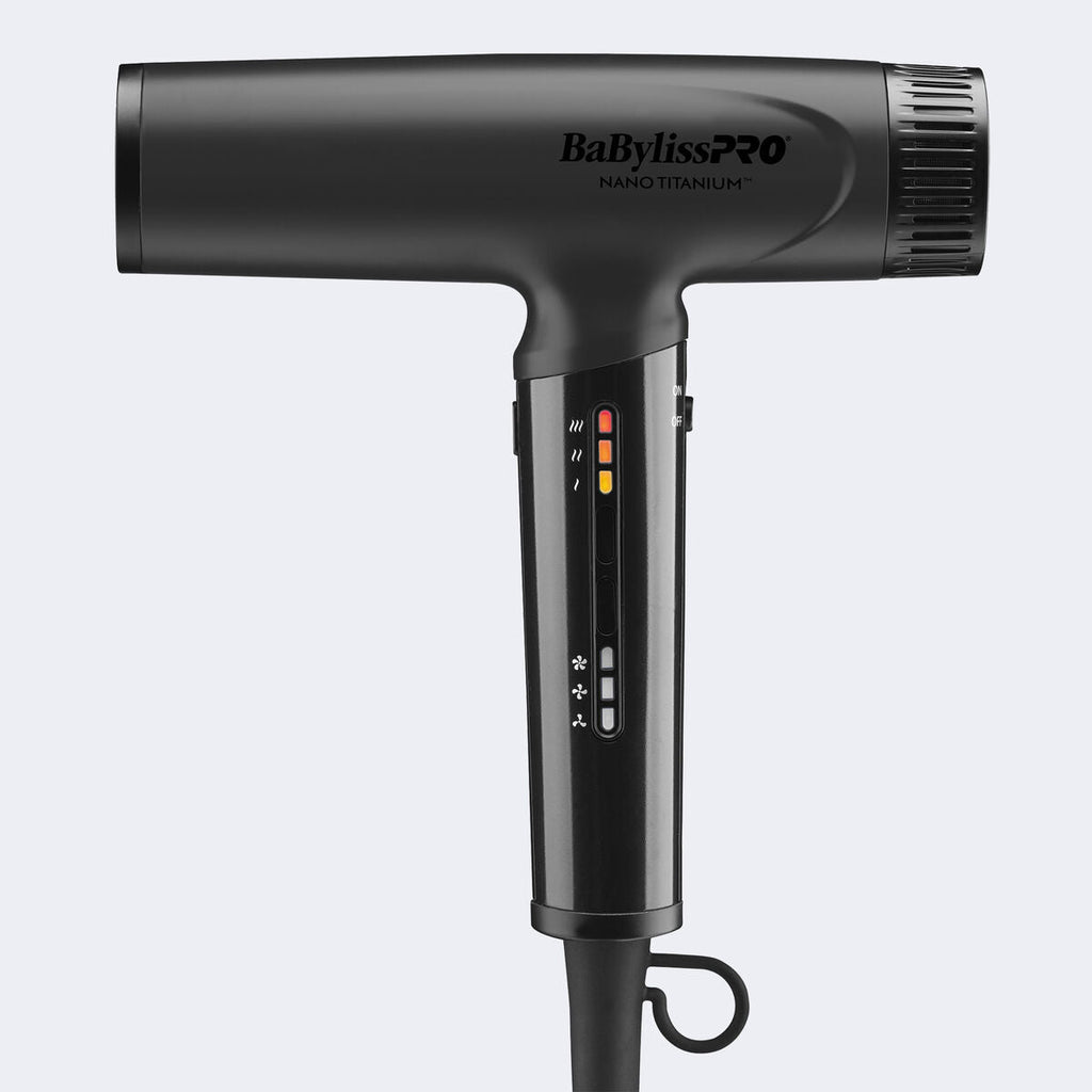 BaBylissPRO Nano Titanium Matte Black Light Ionic High-Speed Dryer BNTC9200MBC