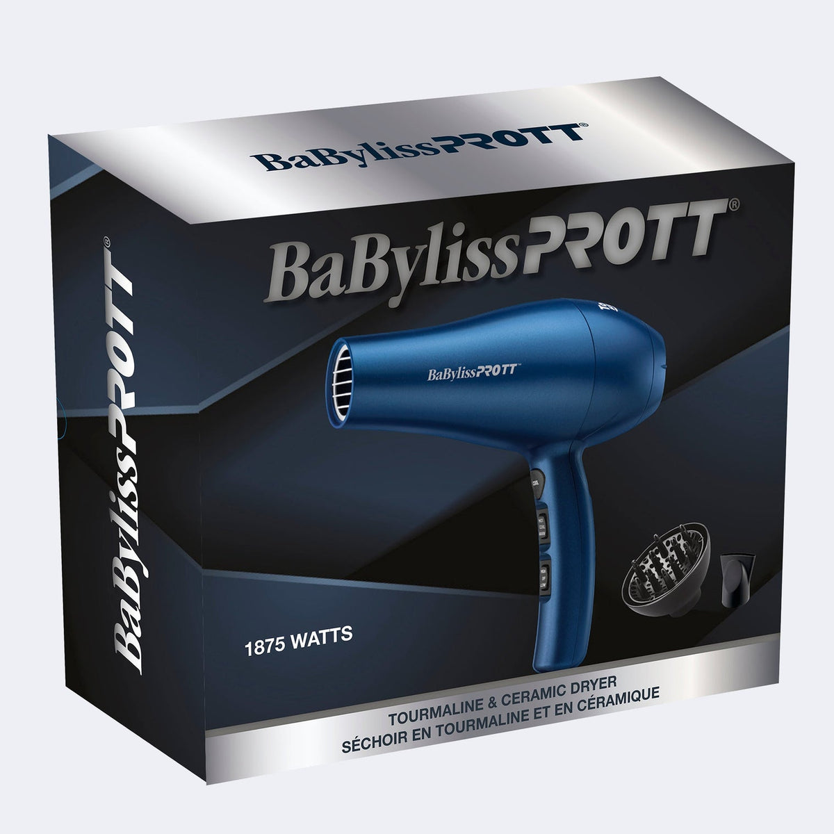 BaBylissPRO Tourmaline and Ceramic Hairdryer Limited Midnight Blue BTM5559WHC
