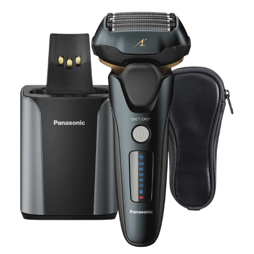 Panasonic   Arc5 Blade Wet/Dry Electric Shaver with cleaning unit ESLV97