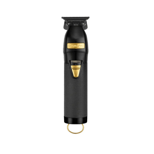 BabylissPRO BlackFX Outlining Cord/Cordless Trimmer Black/Gold - Professional Barber  Trimmer FX787BN