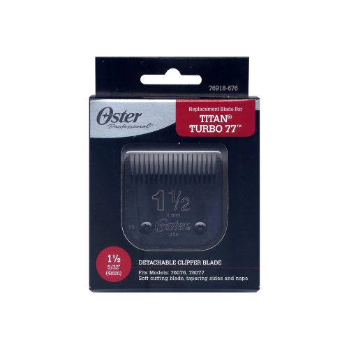 Oster Professional Hair Clipper Replacement  Blade Size 1.5: 5/32", 4mm for Oster -76 Clipper and others,76918-676