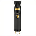 BabylissPRO BlackFX Outlining Cord/Cordless Trimmer Black/Gold - Professional Barber  Trimmer FX787BN