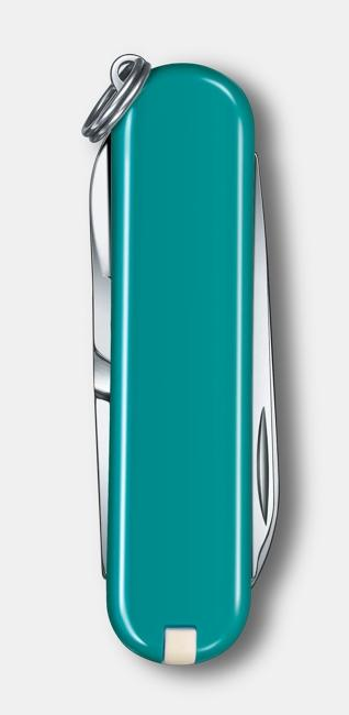Victorinox Swiss Army Classic SD 58 mm 7 Function Small Pocket Knife - Turquoise 0.6223.23