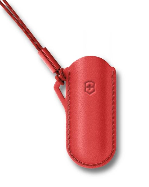 Victorinox Leather Pouch 58 mm/1 layer Red 4.0670