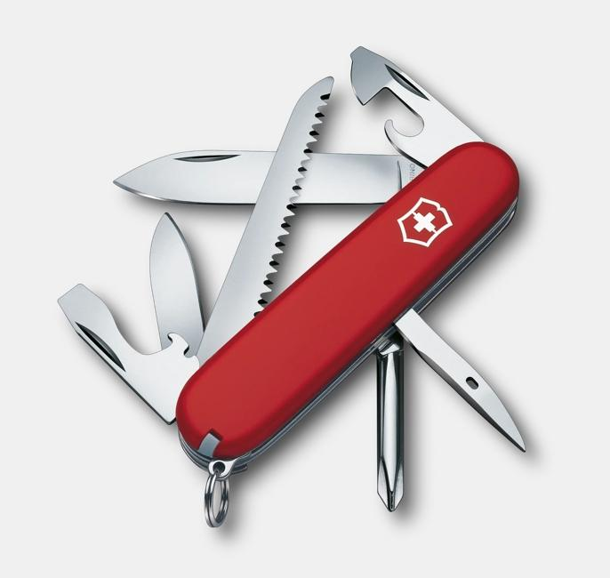 Victorinox Hiker Swiss Army  Pocket Knife - Red - 1.4613