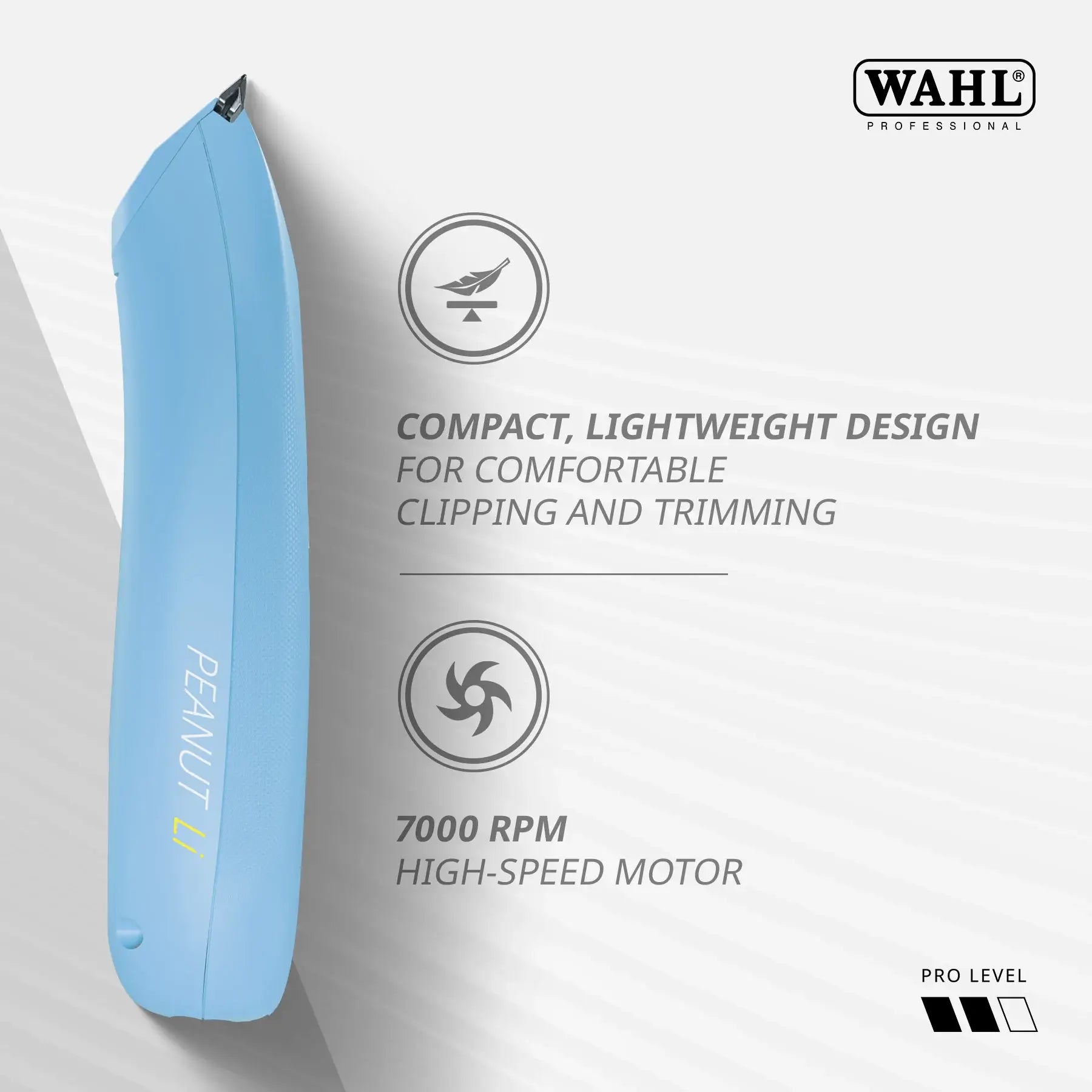 Wahl Peanut Cordless Trimmer Blue 56465