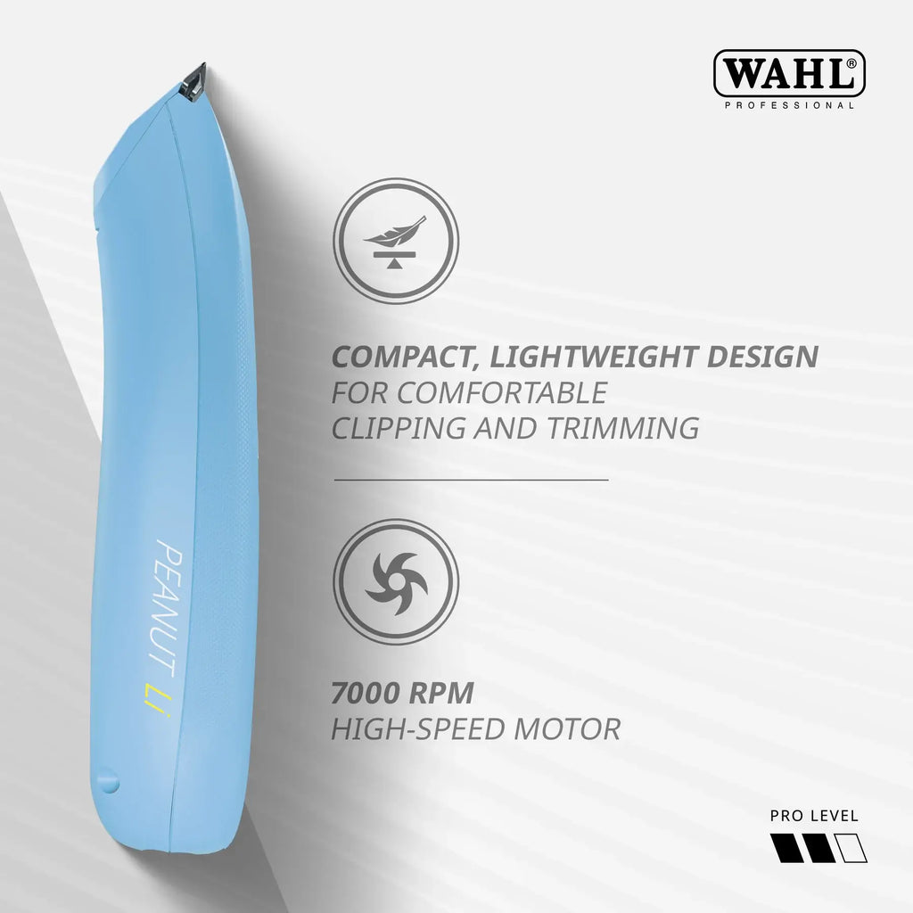 Wahl Peanut Cordless Trimmer Blue 56465