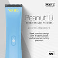 Wahl Peanut Cordless Trimmer Blue 56465